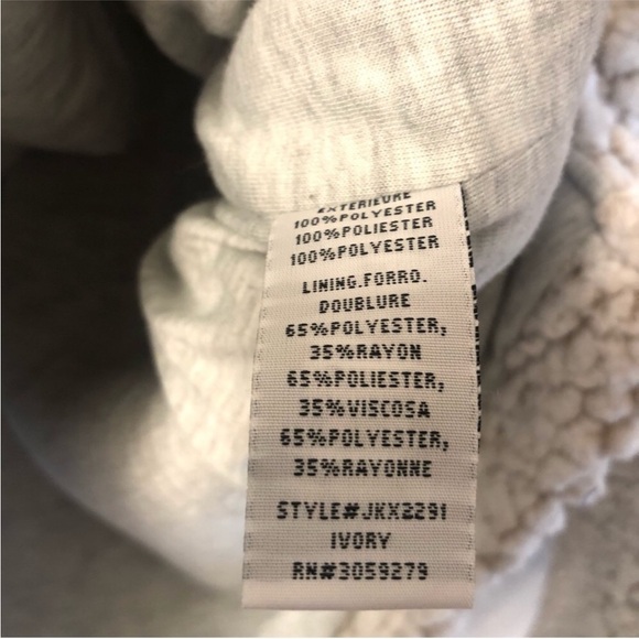 Thread & Supply 1/4 Zip Sherpa Wubby Teddy  Pullover Women’s Size Large - Picture 8 of 12